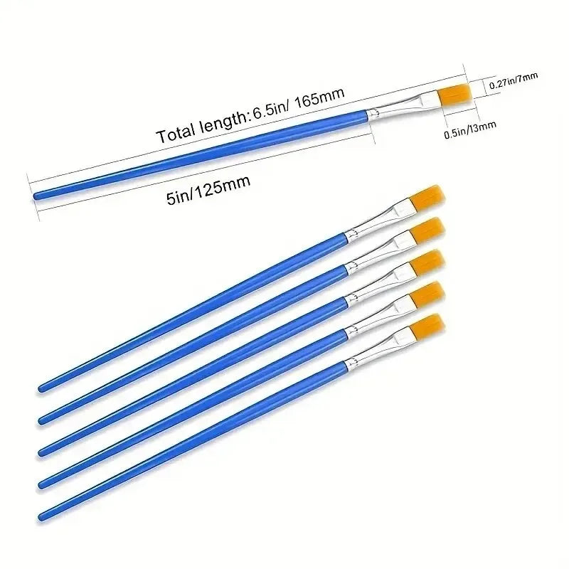 Professional Nylon Art Painting Brushes For Oil And Acrylic Projects