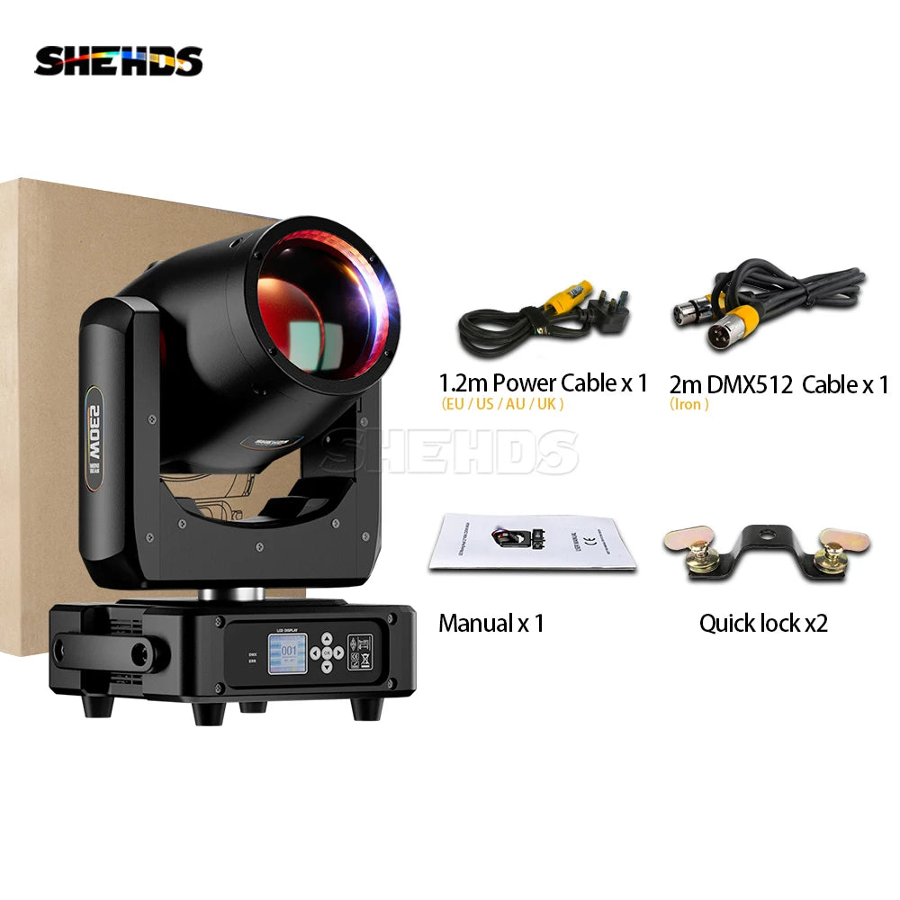 SHEHDS Mini 7R 230W Moving Head Stage Light For Clubs