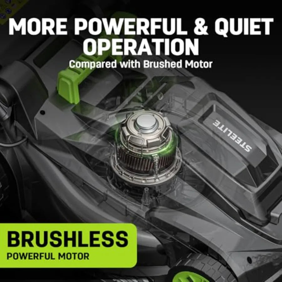SHXI Brushless Cordless Lawn Mower And Leaf Blower System