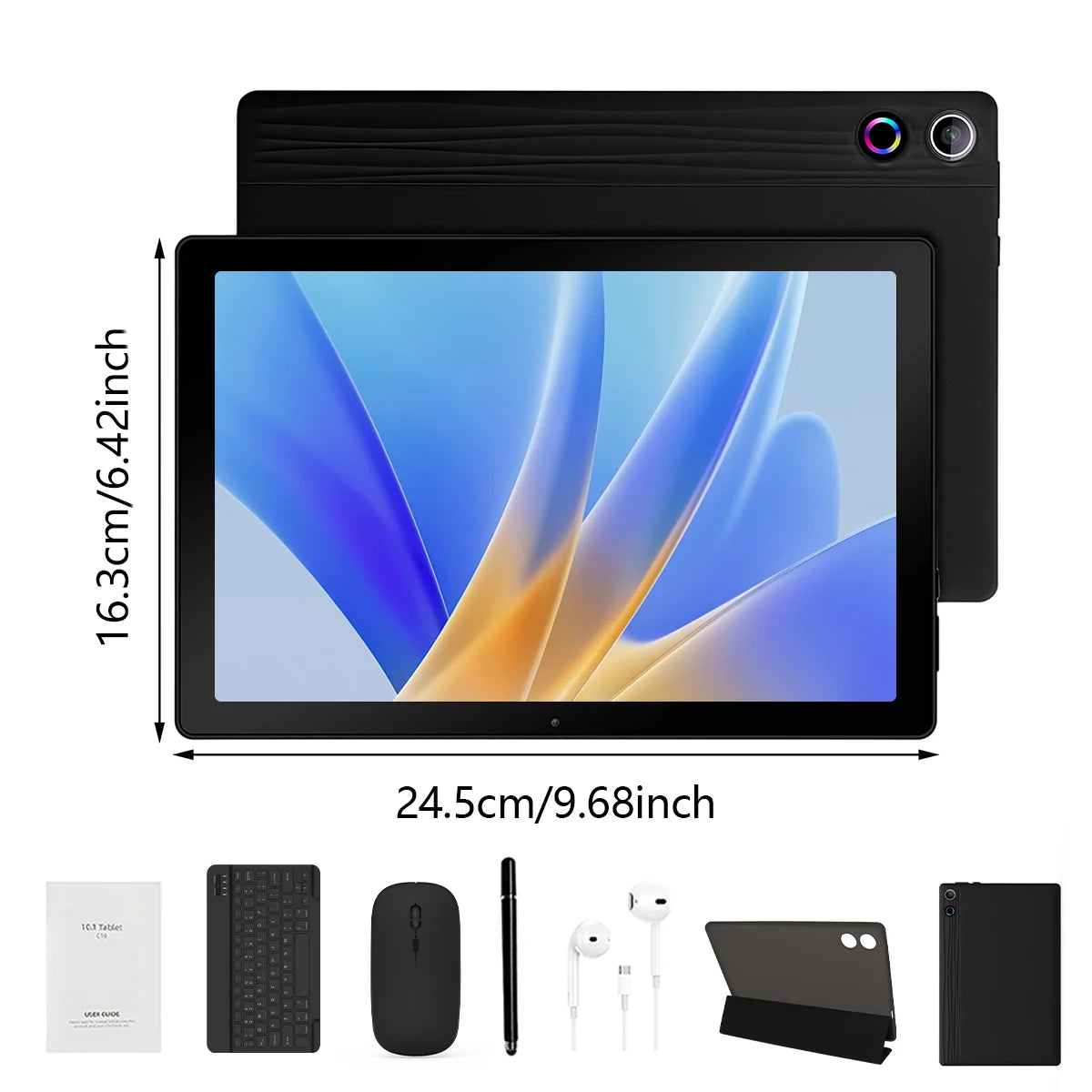 Urao Android 15 Tablet Featuring Dual Camera And Touchscreen