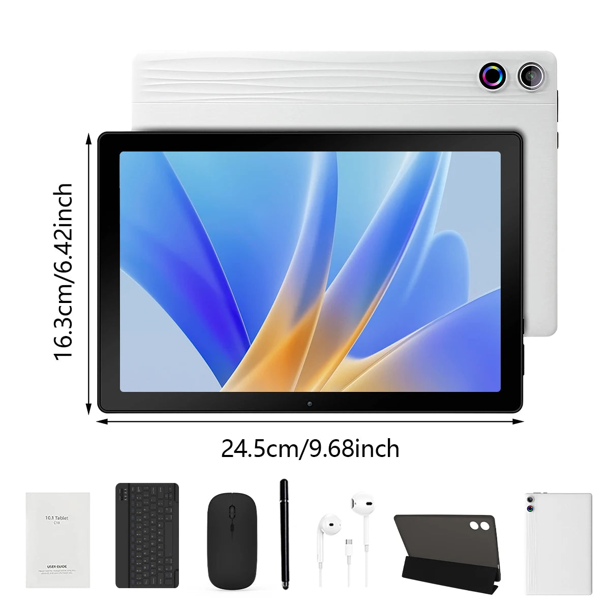 Urao Android 15 Tablet Featuring Dual Camera And Touchscreen