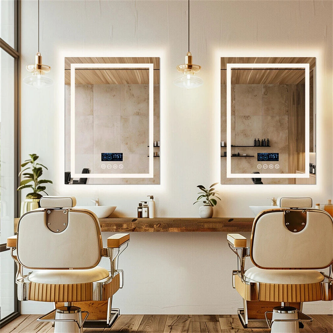 Borwart Smart Led Bathroom Mirror With Bluetooth Speaker And Antifog