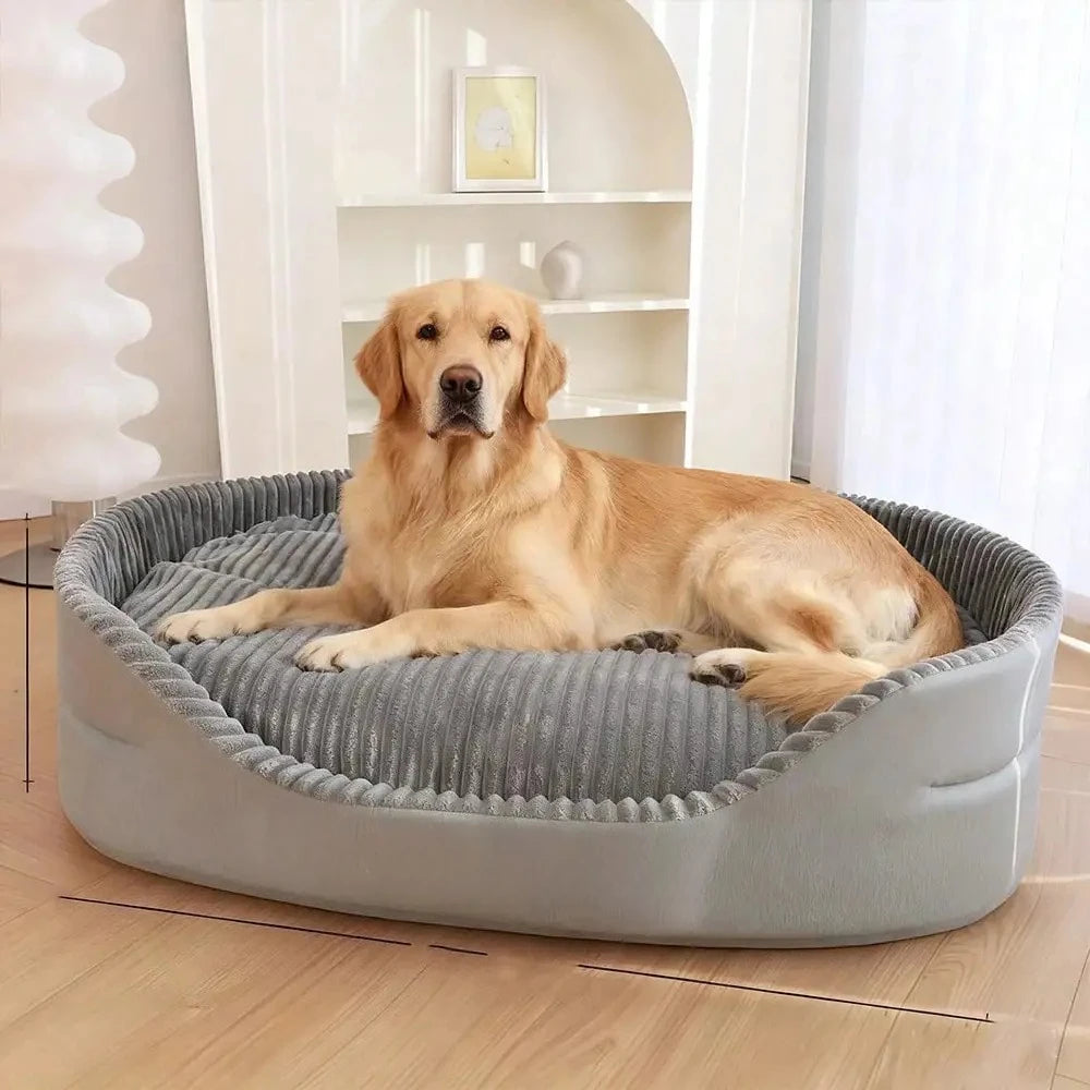Machine Washable Pet Bed With Warm Cushion For All Pets