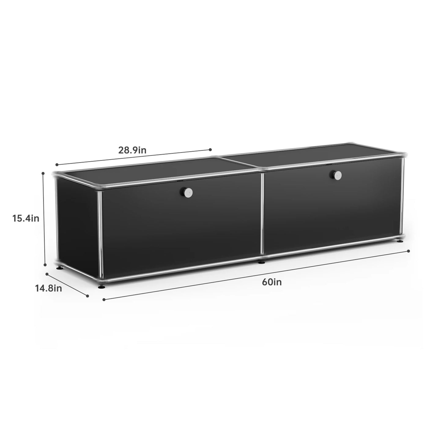 Modern Stainless Steel Storage Cabinet For Living Room And Office