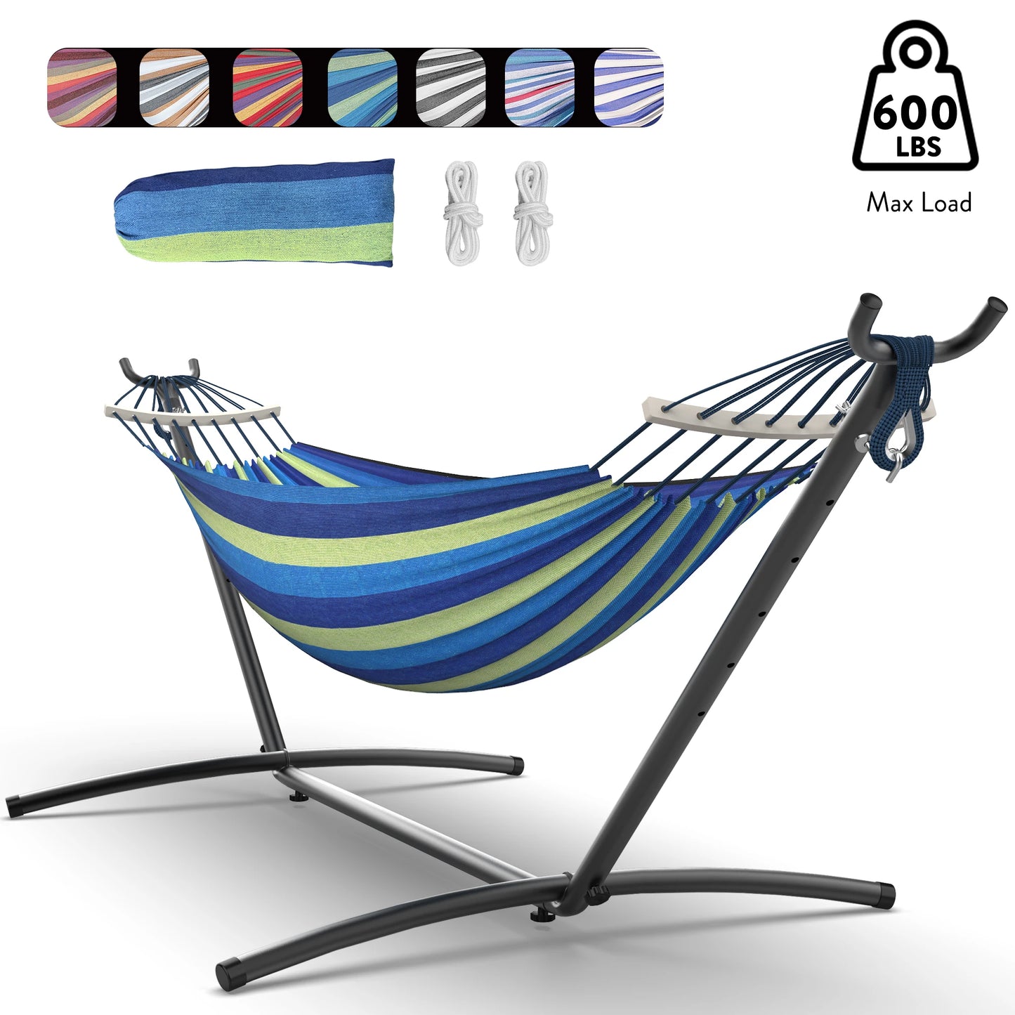 Gyroor Adjustable Outdoor Hammock Stand With Convenient Storage Bag