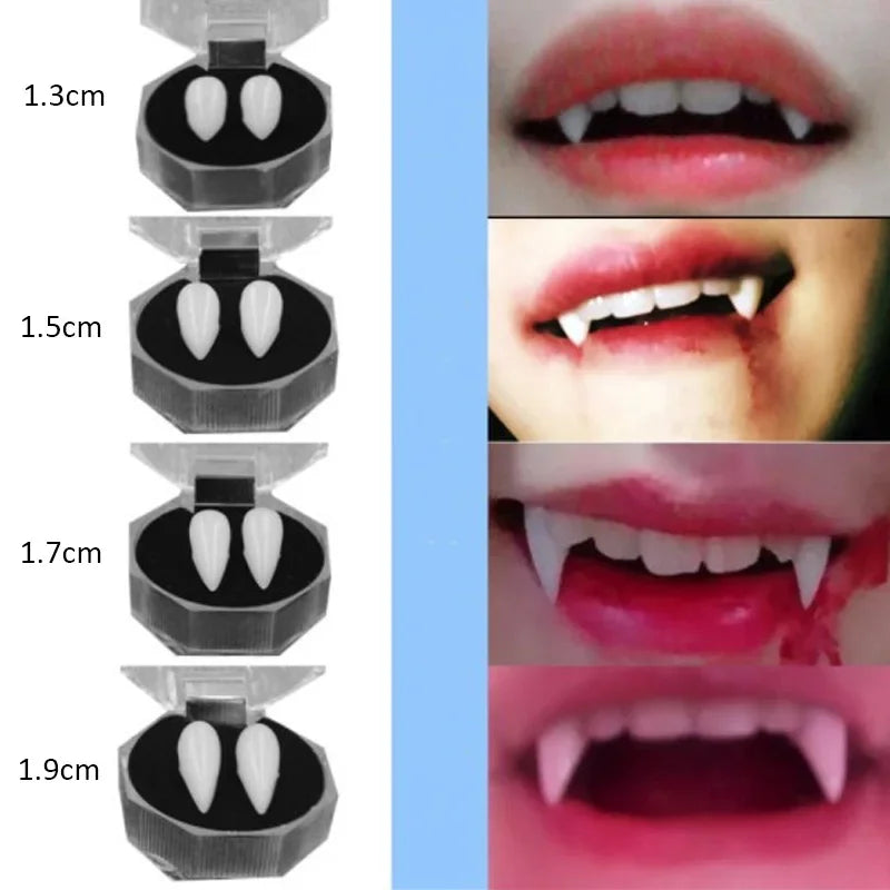 Vampire Fangs Dentures Props For Halloween Costume Party
