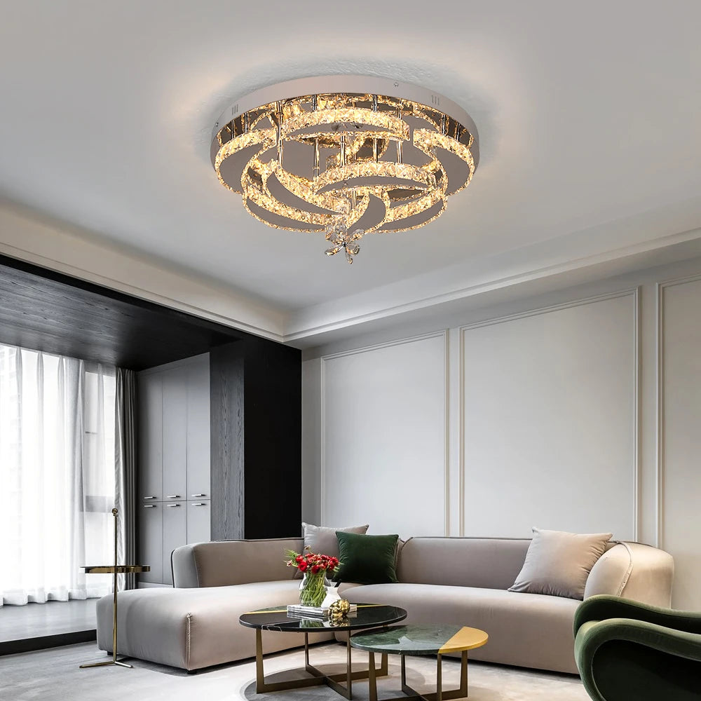 Vetrulus Luxury K9 Crystal LED Chandelier For Dining Room