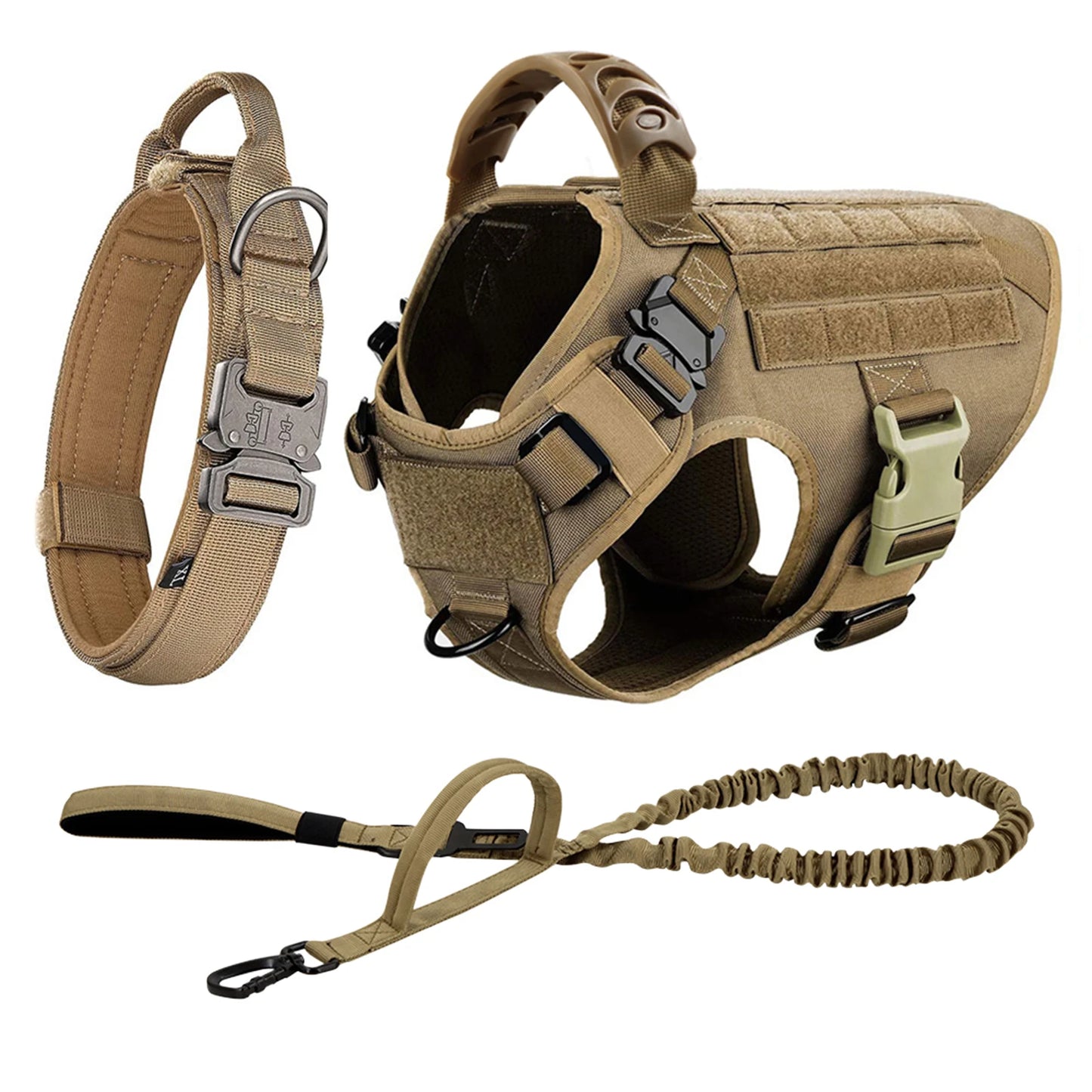 Padded Nylon Dog Harness And Leash Set For Daily Training