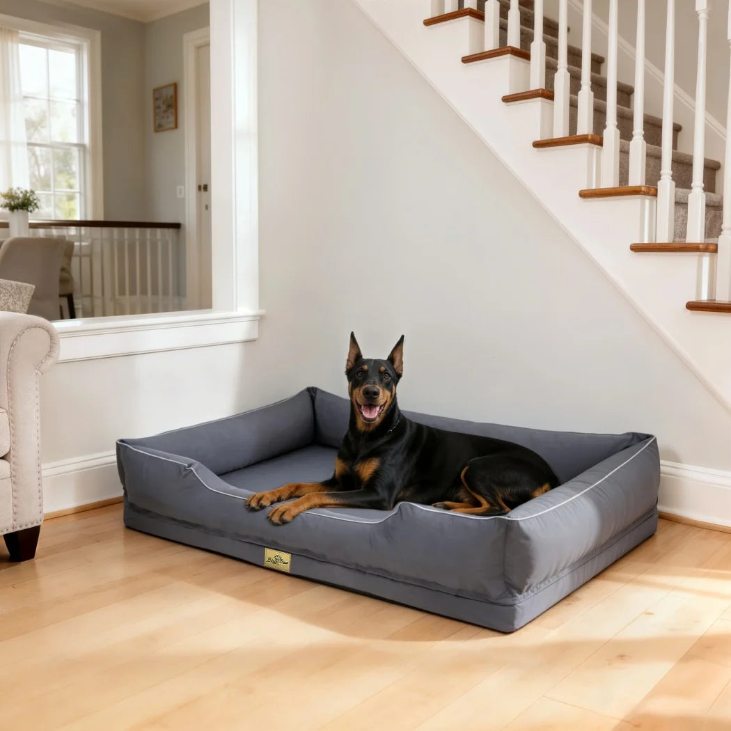 Borwart Orthopedic Dog Bed Pet Sofa With Removable Cover