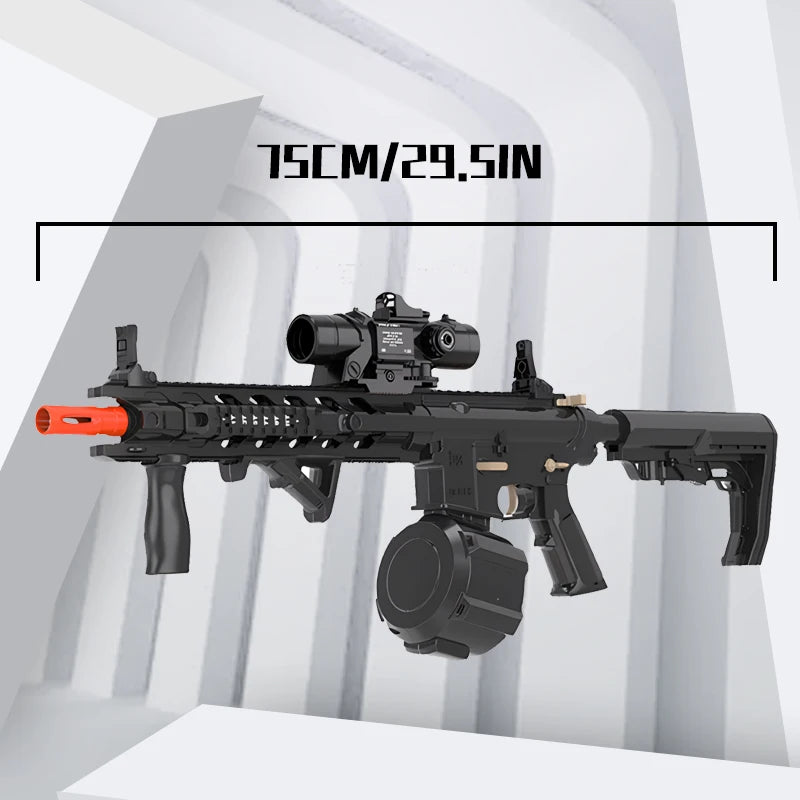 M4 Electric Gel Ball Toy Rifle Featuring Dual Operation Modes