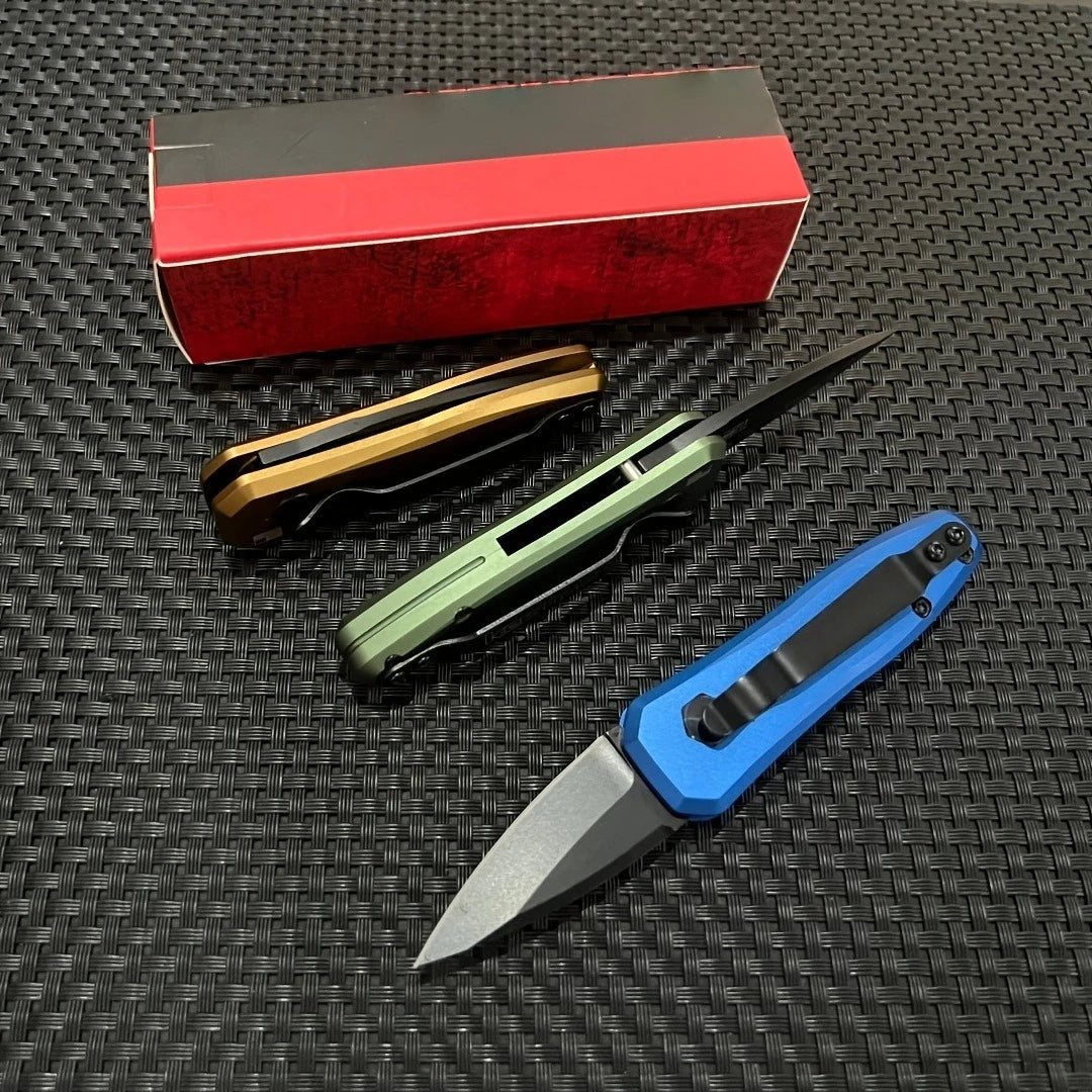 DIY Quick Open Folding Pocket Knife With Aluminum Handle
