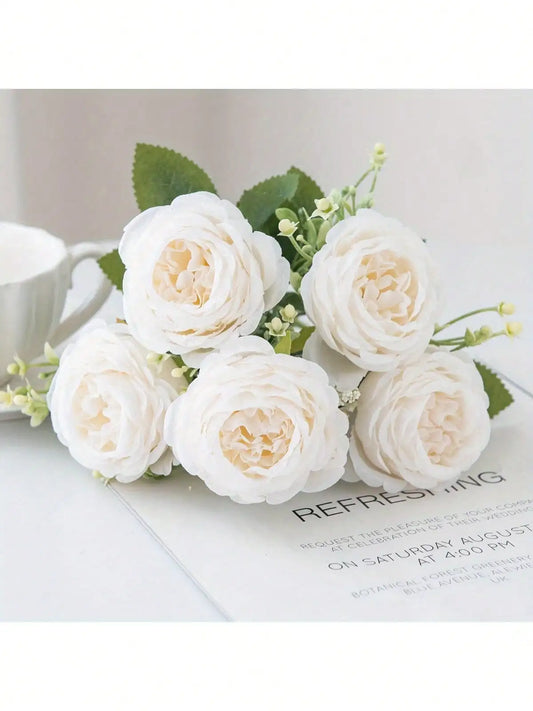 Real Touch Artificial Peony Flowers For Wedding And Home Decor