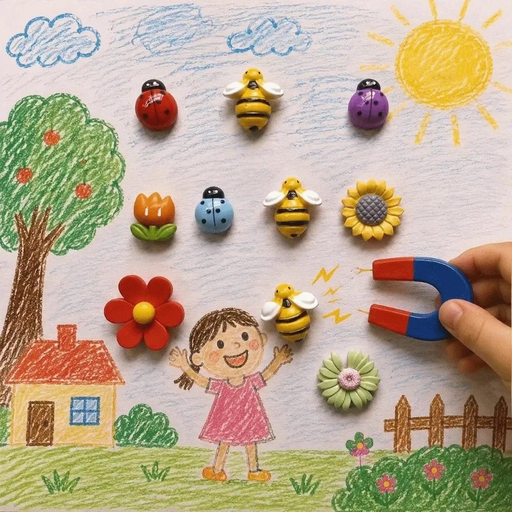 Premium Resin Refrigerator Magnets For Kitchen And Office Decor