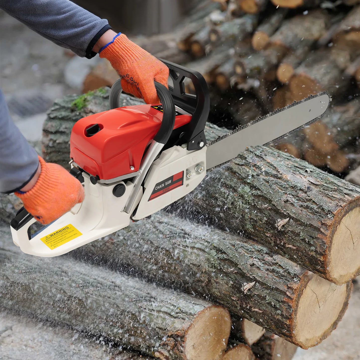Heavy Duty Gasoline Chainsaw For Professional Tree Removal Jobs