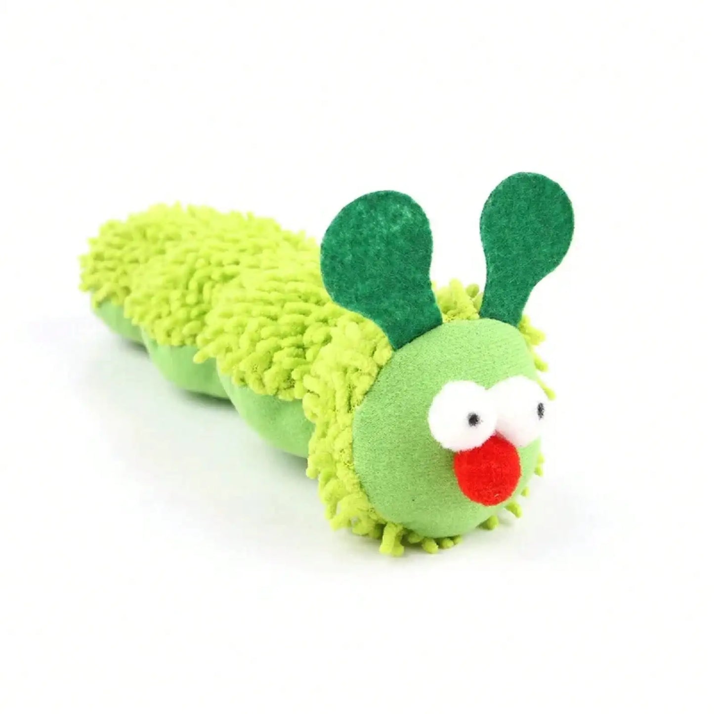 Caterpillar Cat Chew Toy With Catnip And Silvervine For Oral Care