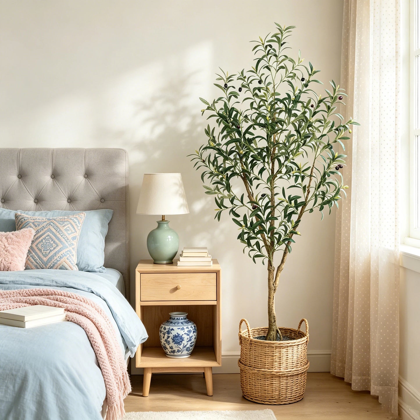 Olitree Artificial Olive Tree With Pot For Indoor Decorations