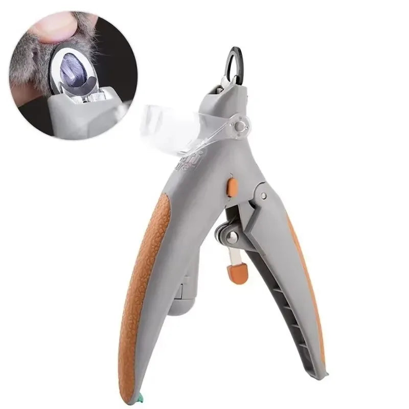 Led Pet Nail Clipper With Amplification For Dog And Cat