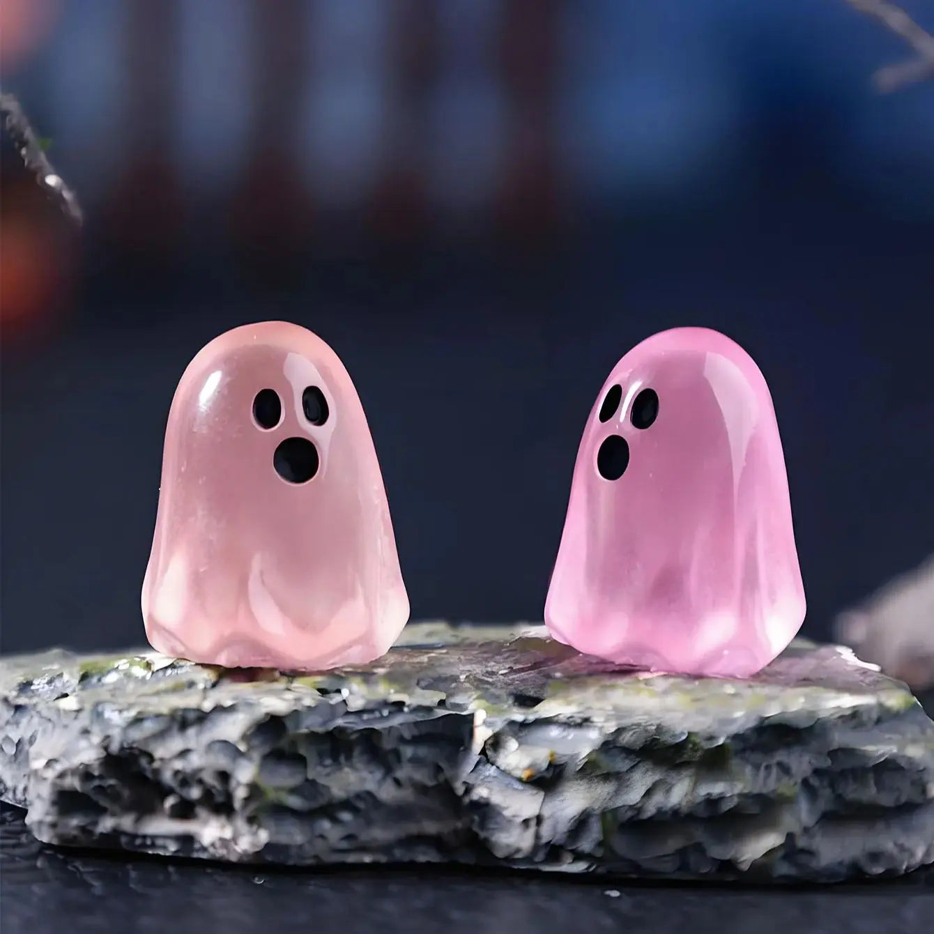 Luminous Ghost Figures Glowing Miniatures For Halloween Home Decor