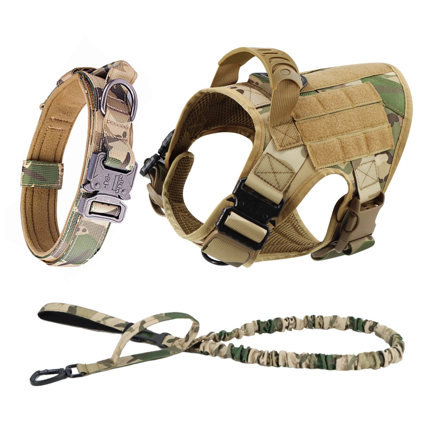 Padded Nylon Dog Harness And Leash Set For Daily Training
