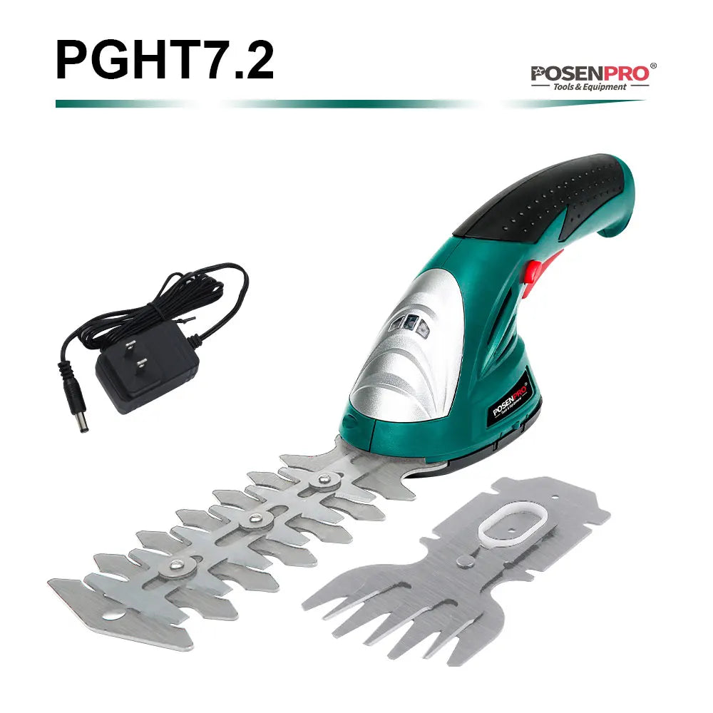 Posenpro Cordless 7.2V Hedge And Grass Trimmer Shear