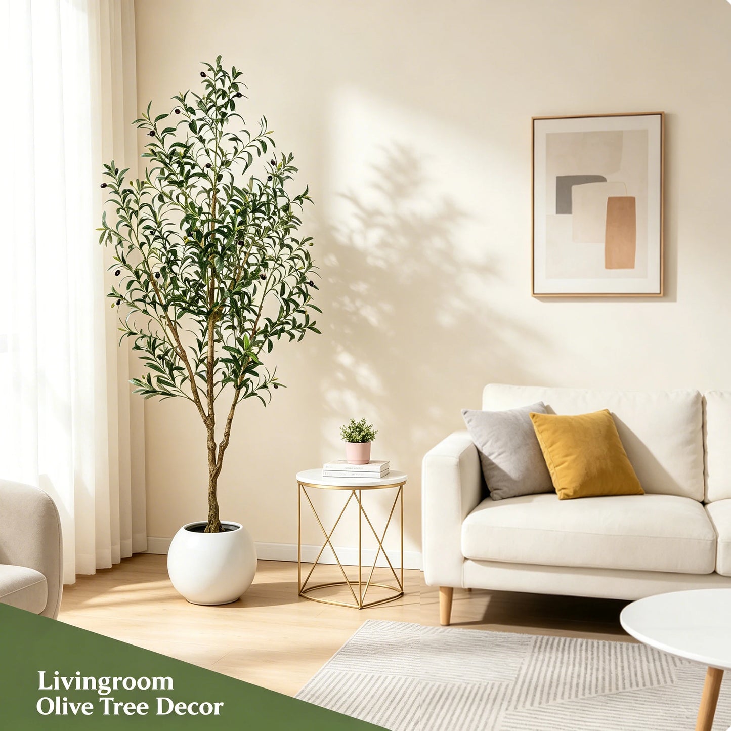 Olitree Artificial Olive Tree With Pot For Indoor Decorations