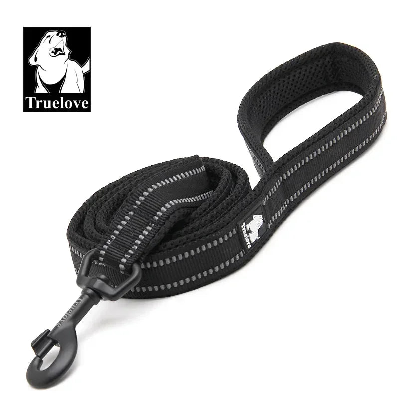 Truelove Padded Reflective Nylon Pet Leash For Dogs And Cats