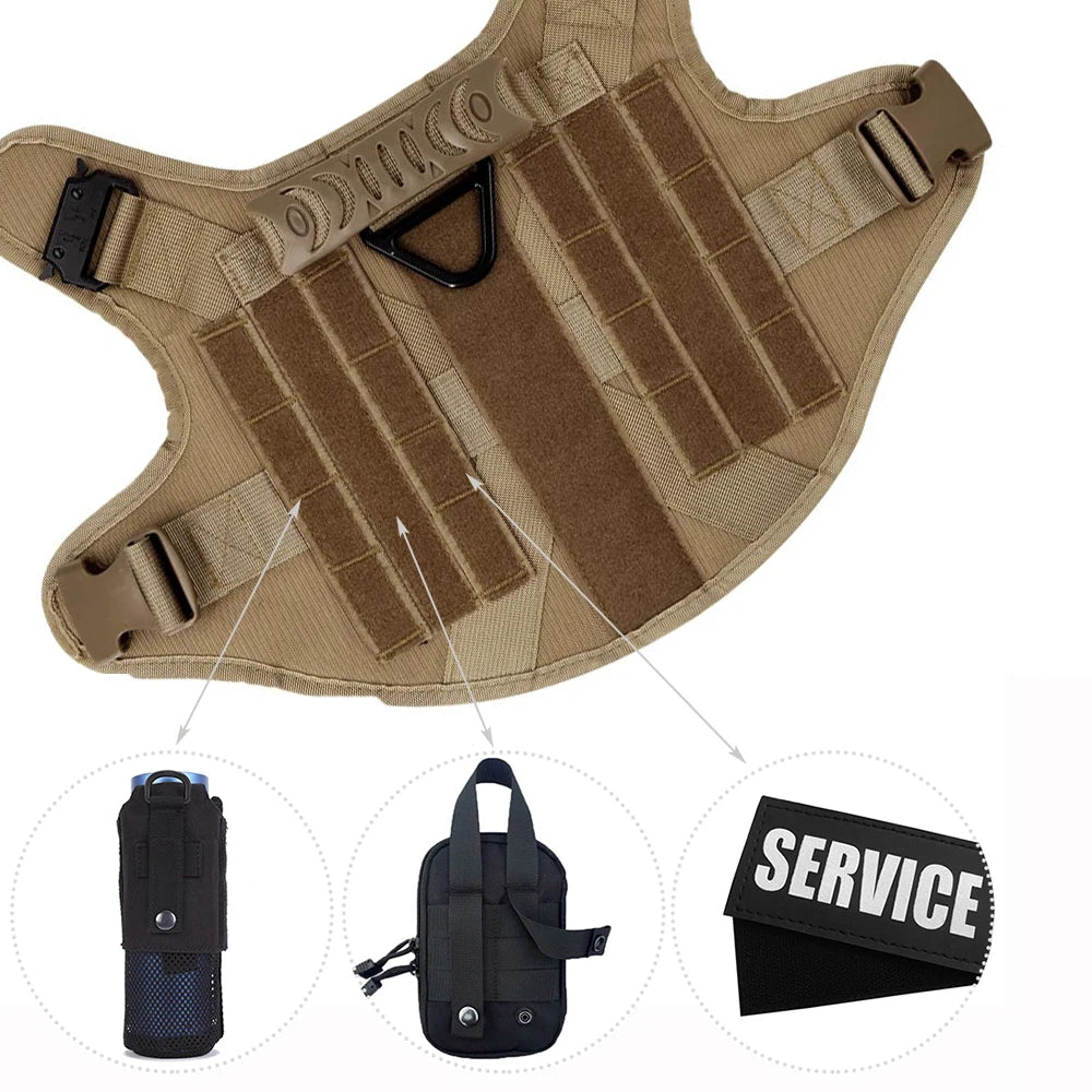 Padded Nylon Dog Harness And Leash Set For Daily Training
