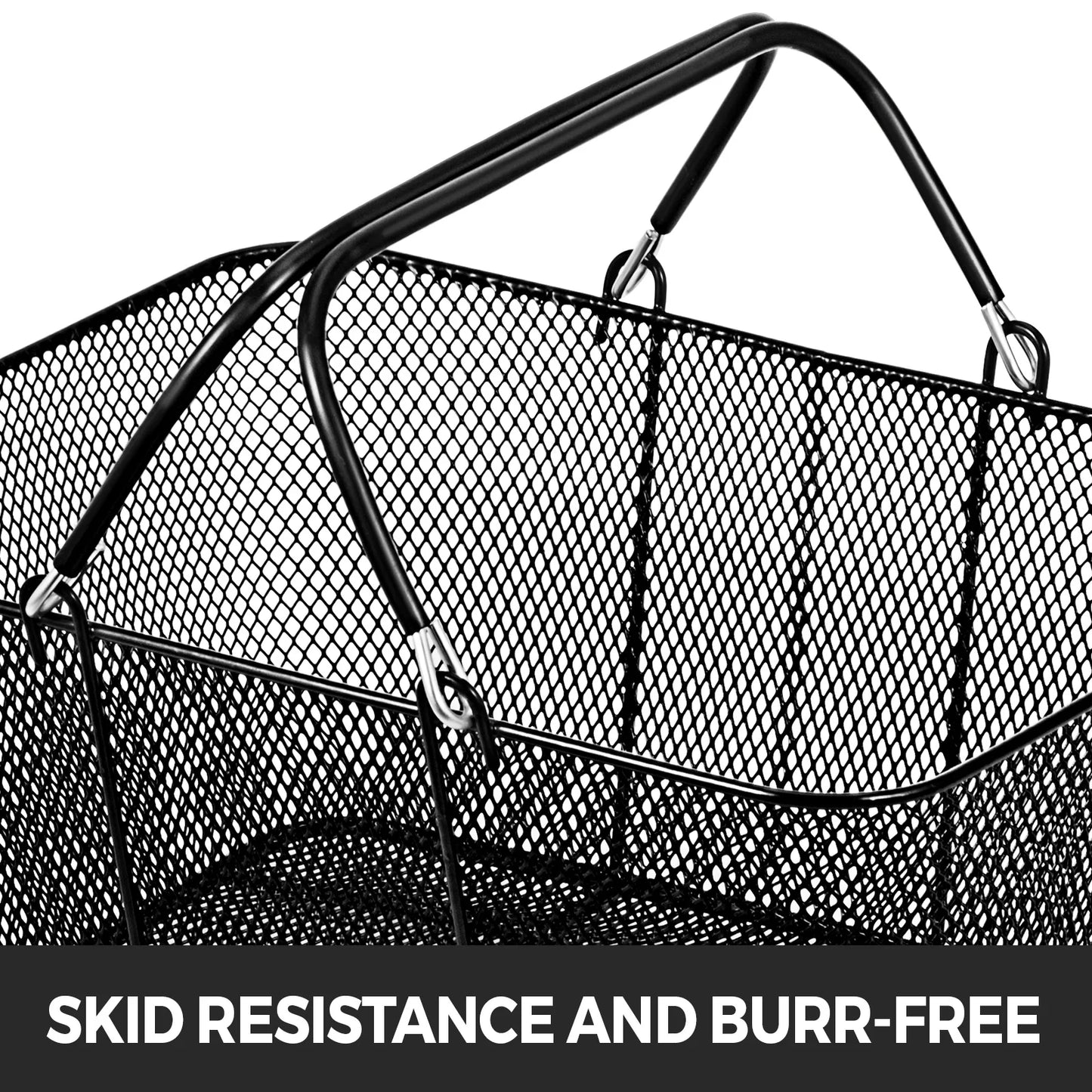 SucceBuy Steel Shopping Baskets With Handles 12 Pack Retail Display