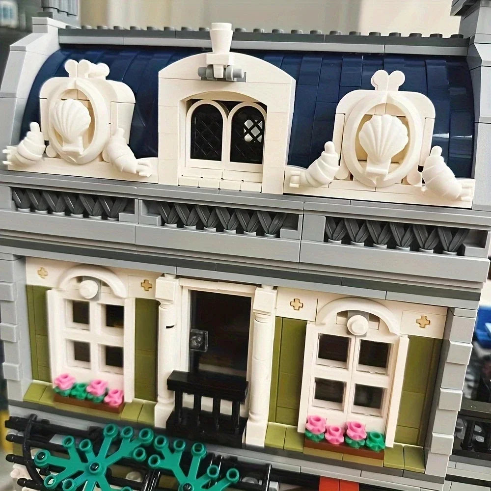 Urban Street View Building Blocks Assembly Set For Home Decor