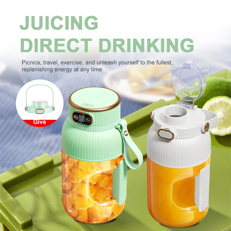 Portable USB Rechargeable Fruit Juice Blender Cup For Smoothies
