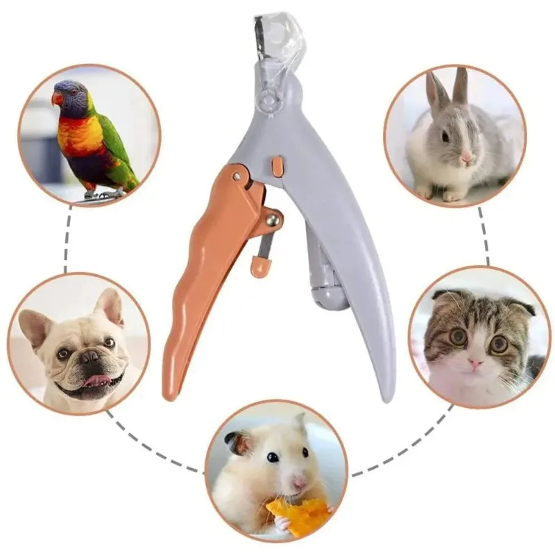 Led Pet Nail Clipper With Amplification For Dog And Cat