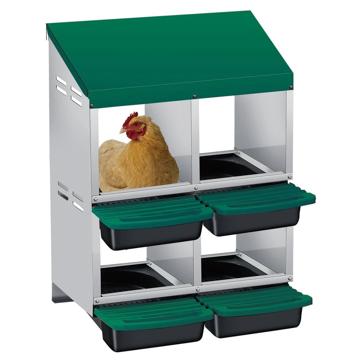 Twister Ck Automatic Egg Collection Metal Poultry Nesting Box
