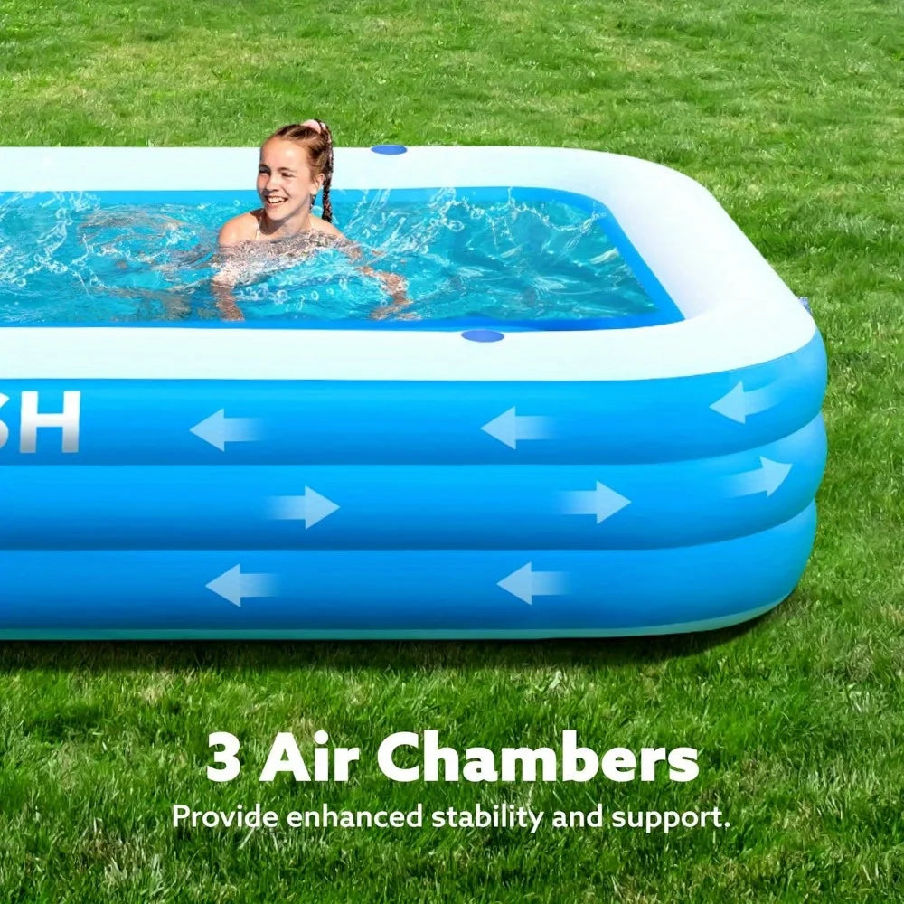 Joyfy Inflatable Family Swimming Pool With UV Protection