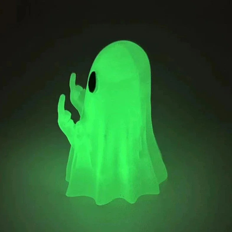 Cute Ghost Resin Statue Halloween Desk And Shelf Decor Ornament