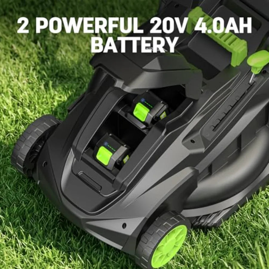 SHXI Brushless Cordless Lawn Mower And Leaf Blower System