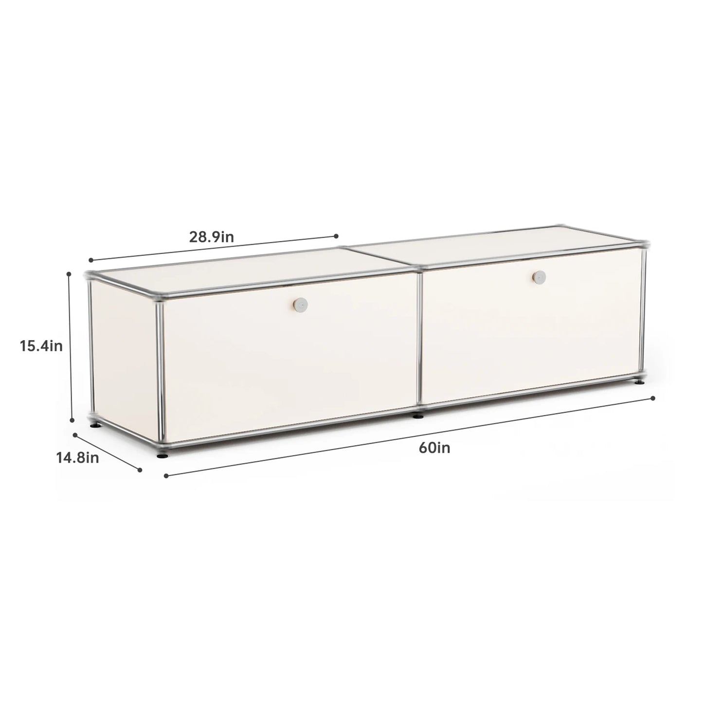 Modern Stainless Steel Storage Cabinet For Living Room And Office