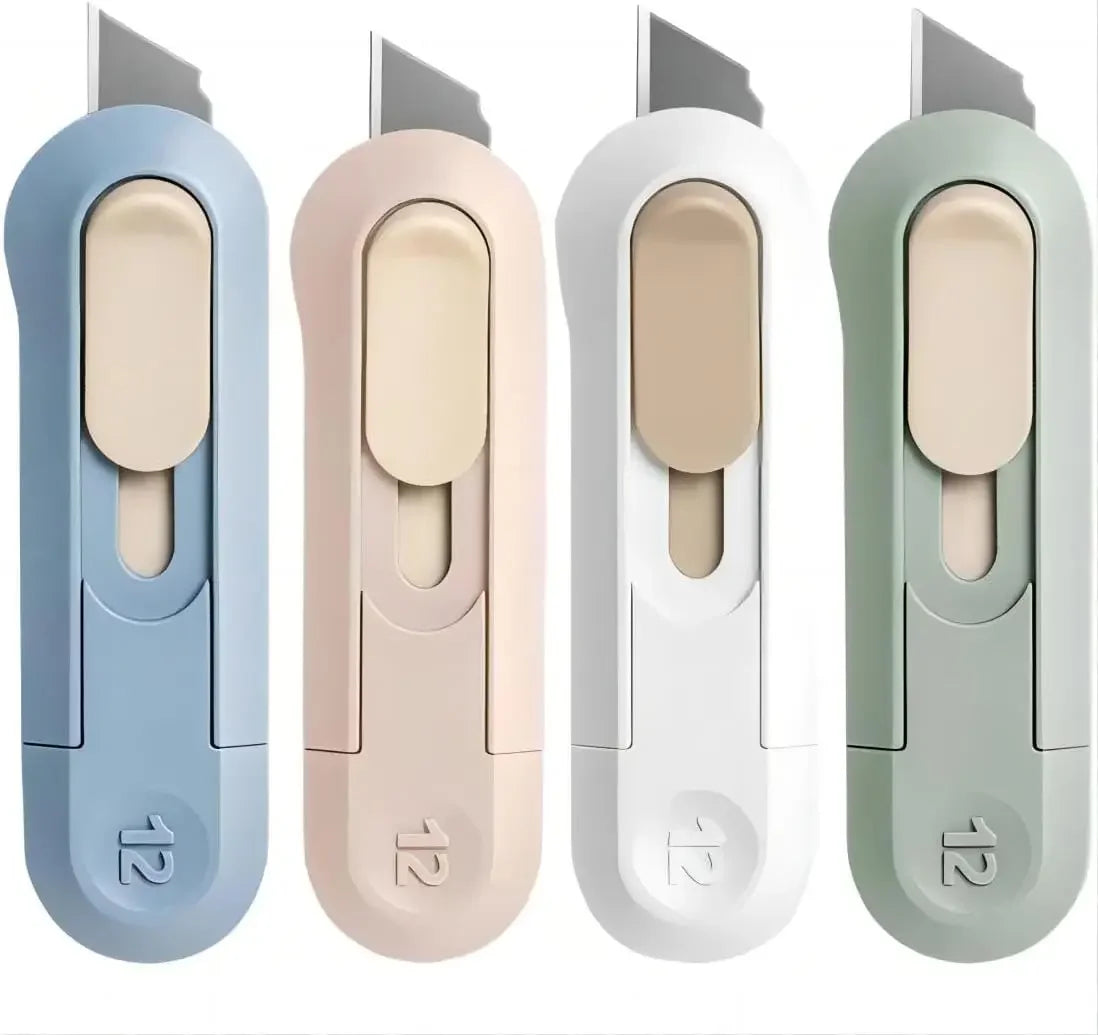 Portable Retractable Box Cutter For Office And Craft Projects
