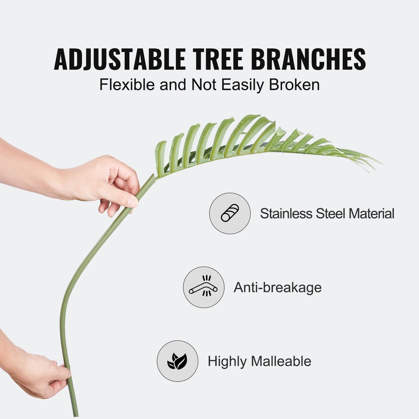 Artificial Palm Tree With Sturdy Base For Home Garden Decor
