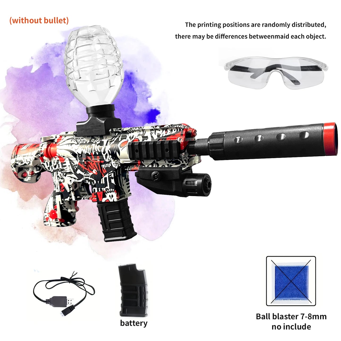 Electric Gel Blaster High Speed Splat Gun Outdoor Gaming Toy
