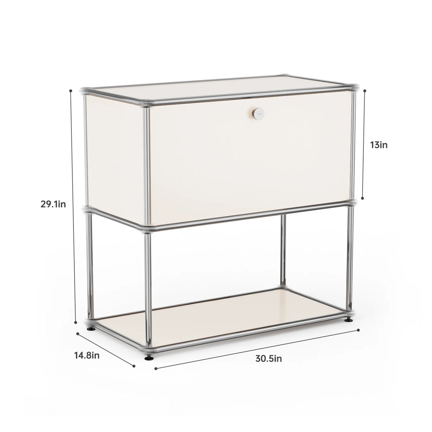 Modern Stainless Steel Storage Cabinet For Living Room And Office