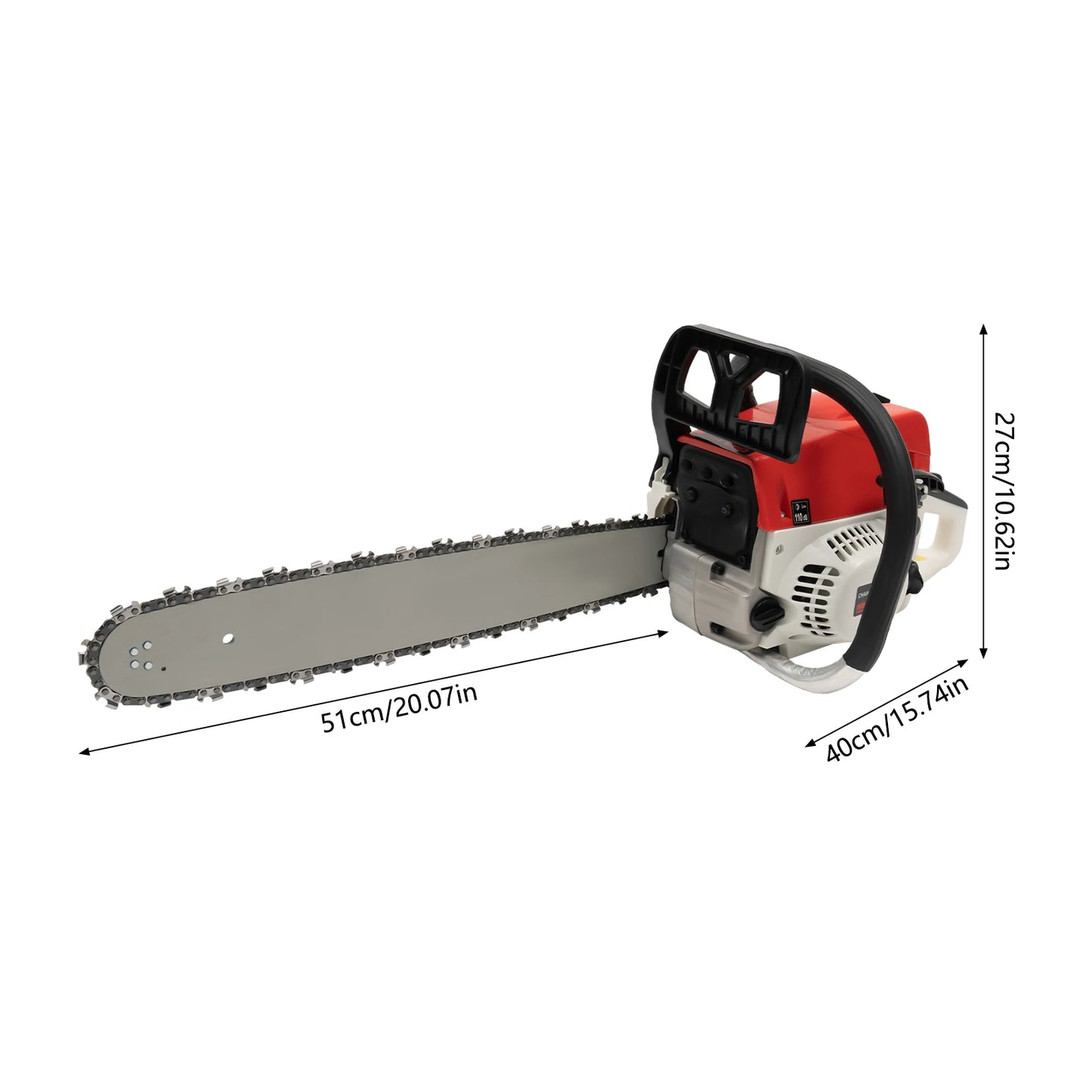 Heavy Duty Gasoline Chainsaw For Professional Tree Removal Jobs