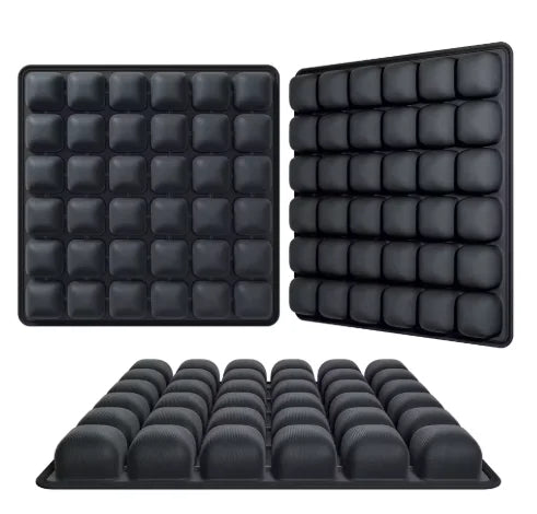 3D Inflatable Seat Cushion With Massage Pad For Office Chairs