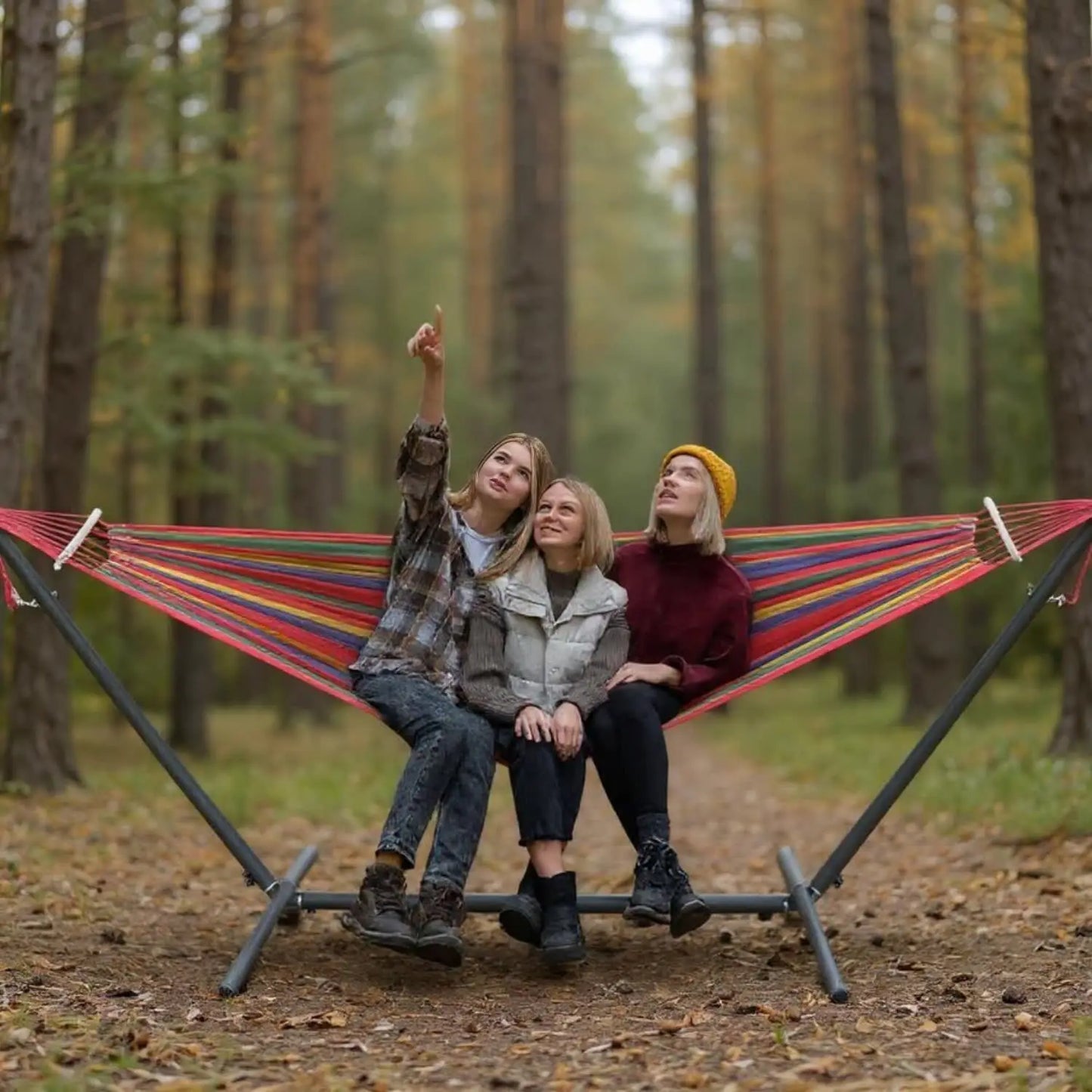 Gyroor Adjustable Outdoor Hammock Stand With Convenient Storage Bag