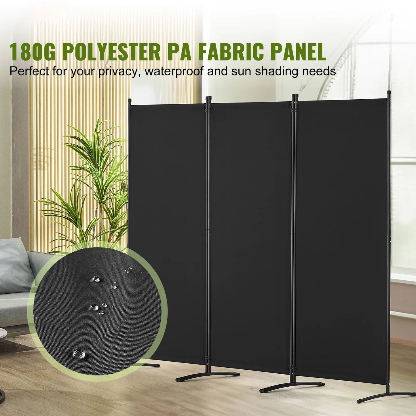 SucceBuy Folding Multi Panel Room Divider And Modern Privacy Screen