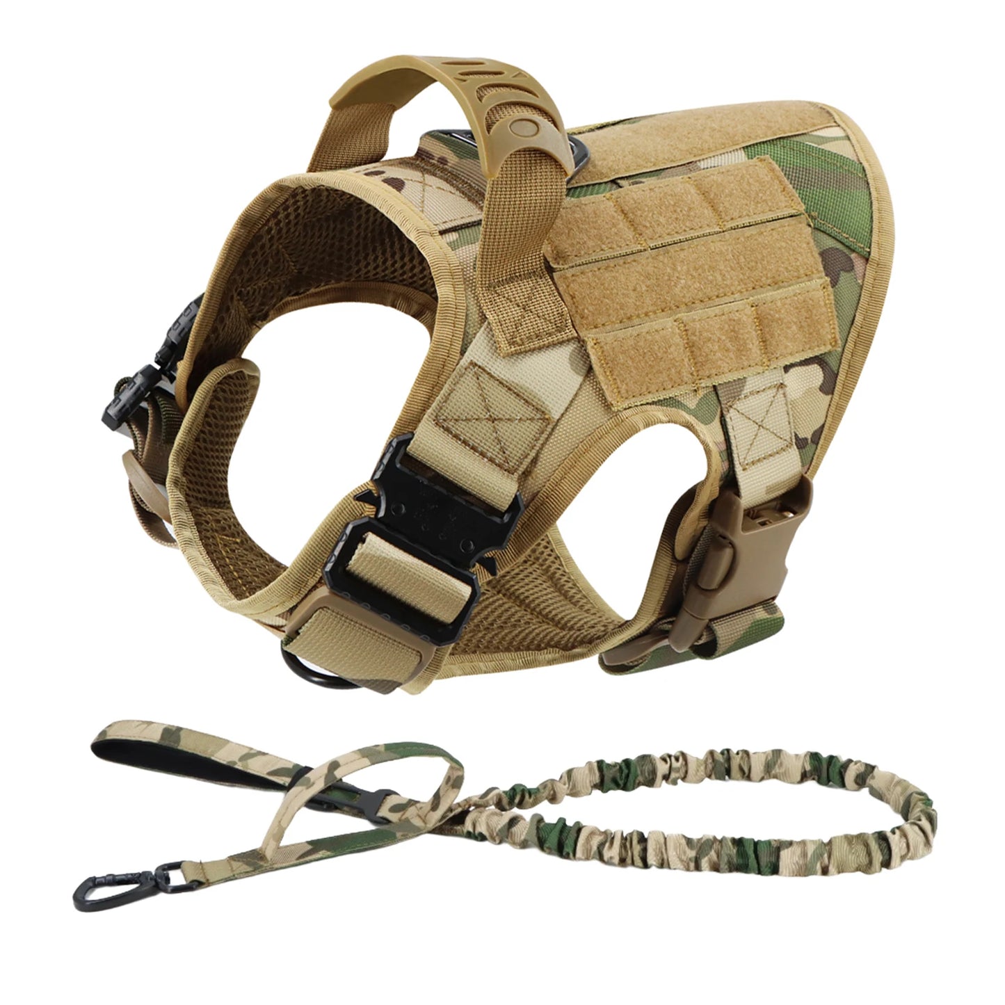 Padded Nylon Dog Harness And Leash Set For Daily Training
