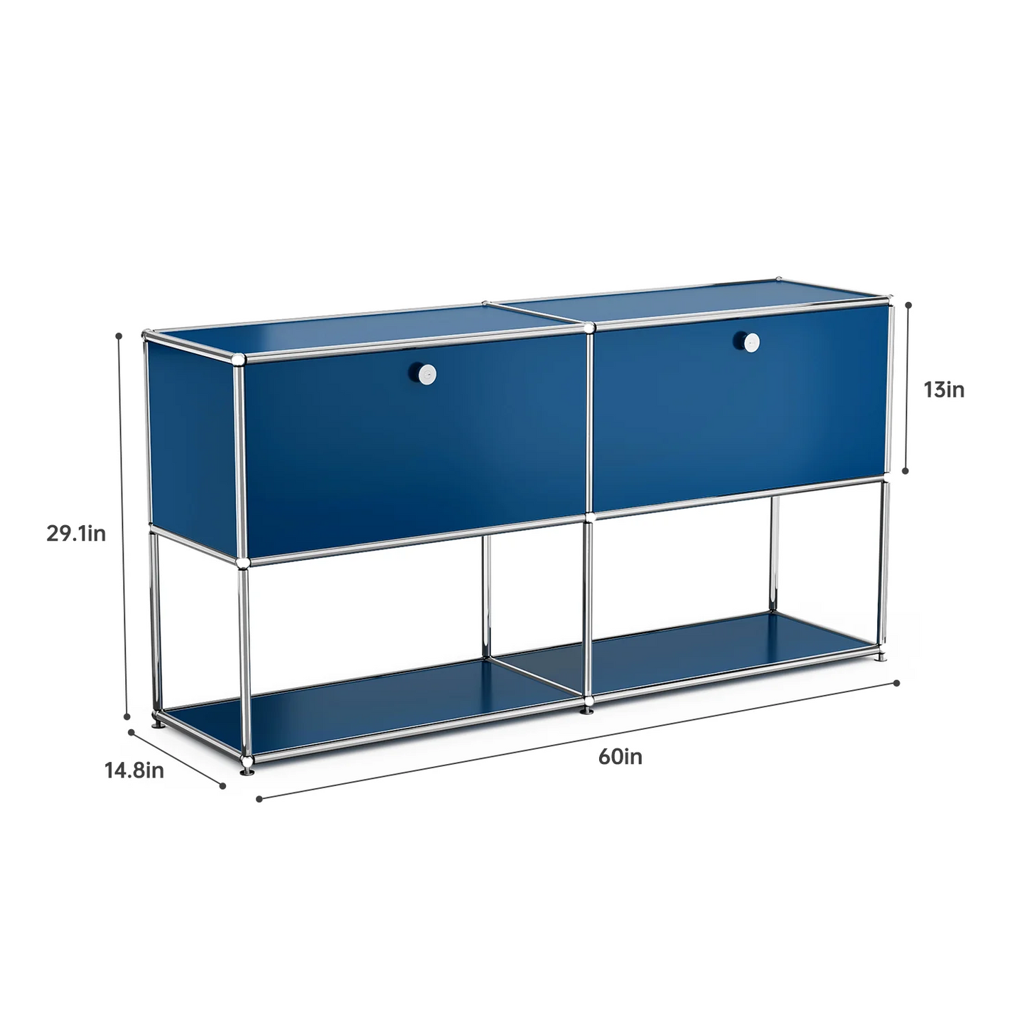 Modern Stainless Steel Storage Cabinet For Living Room And Office
