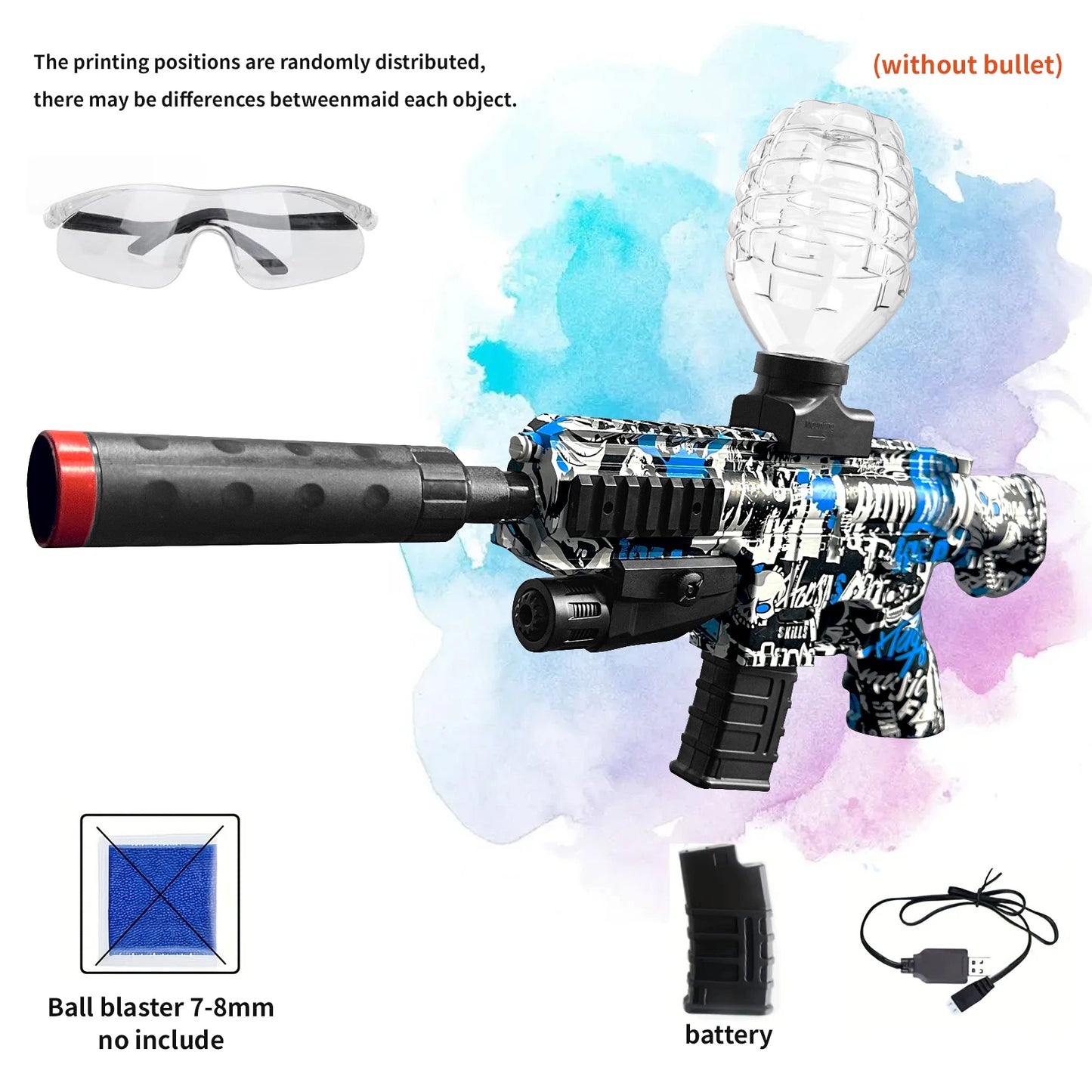 Electric Gel Blaster High Speed Splat Gun Outdoor Gaming Toy