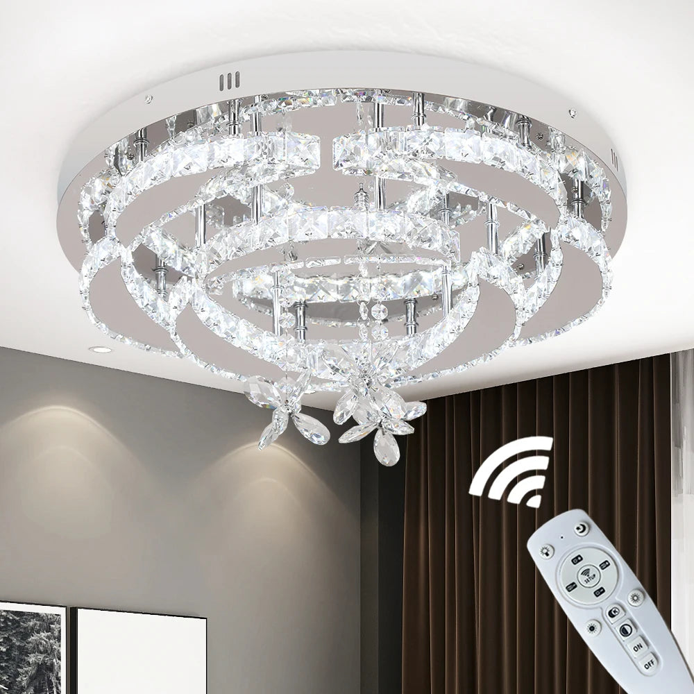 Vetrulus Luxury K9 Crystal LED Chandelier For Dining Room