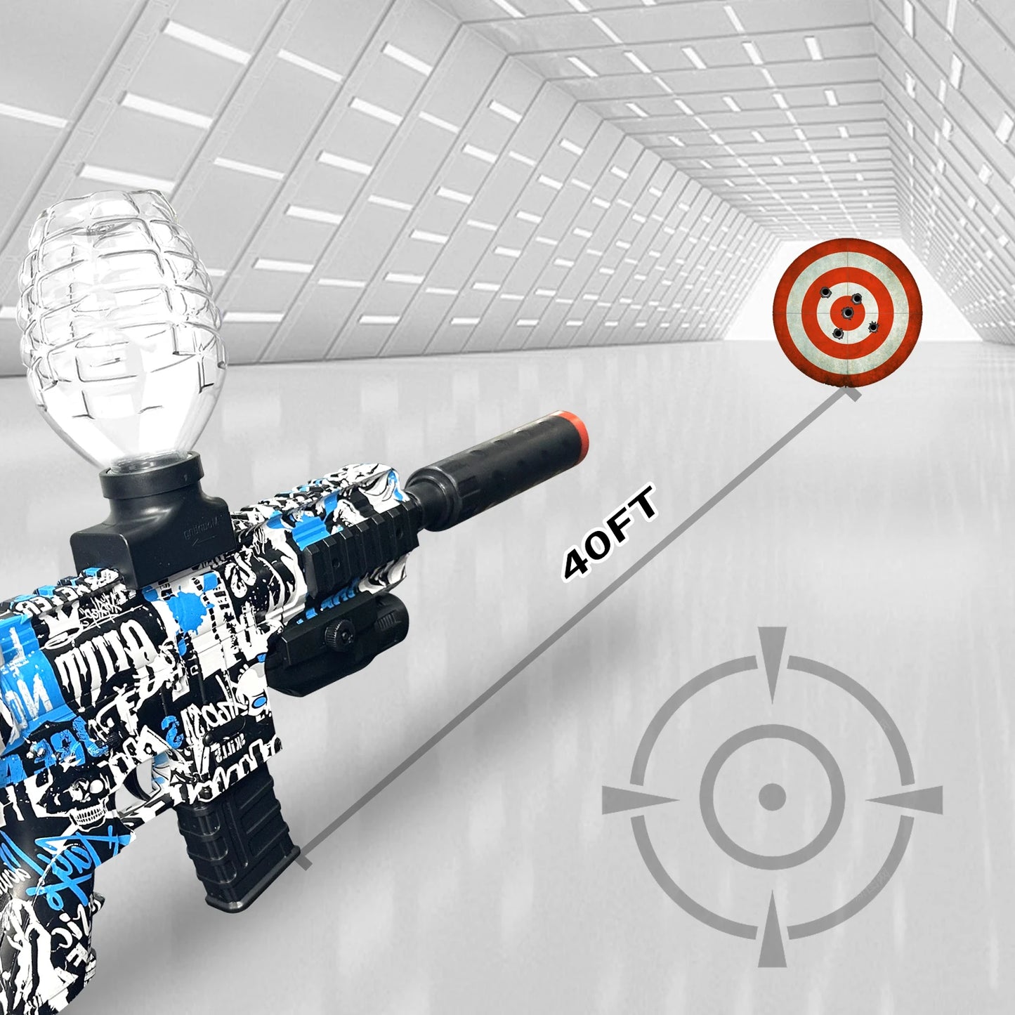 Electric Gel Blaster High Speed Splat Gun Outdoor Gaming Toy