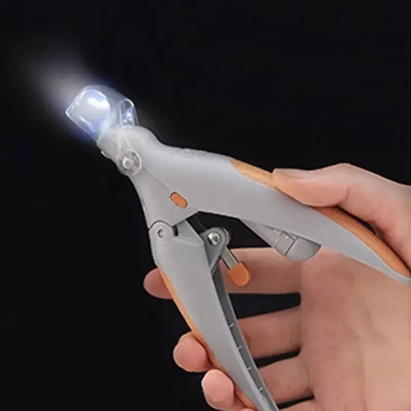 Led Pet Nail Clipper With Amplification For Dog And Cat